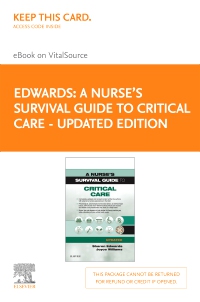 cover image - A Nurse's Survival Guide to Critical Care - Updated Edition Elsevier eBook on Vitalsource (Retail Access Card),1st Edition