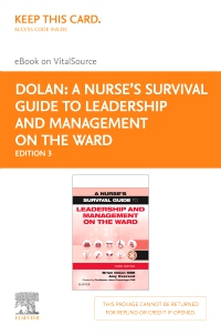 cover image - A Nurse's Survival Guide to Leadership and Management on the Ward - Elsevier eBook on Vitalsource (Retail Access Card),3rd Edition