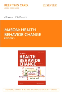 cover image - Health Behavior Change - Elsevier eBook on VitalSource (Retail Access Card),3rd Edition