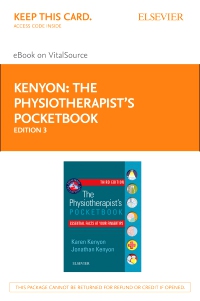 cover image - The Physiotherapist's Pocketbook Elsevier eBook on VitalSource (Retail Access Card),3rd Edition