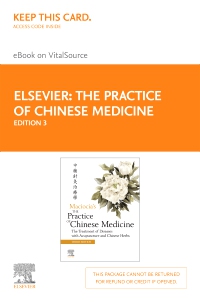 cover image - The Practice of Chinese Medicine Elsevier eBook on VitalSource (Retail Access Card),3rd Edition