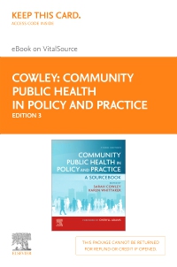 cover image - Community Public Health in Policy and Practice Elsevier eBook on VitalSource (Retail Access Card),3rd Edition