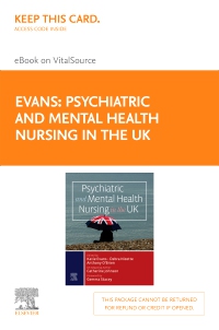 cover image - Psychiatric and Mental Health Nursing in the UK, First Edition Elsevier eBook on VitalSource (Retail Acess Card)