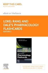 cover image - Rang and Dale’s Flashcards - Elsevier E-Book on VitalSource (Retail Access Card),2nd Edition