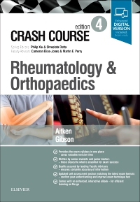 cover image - Crash Course Rheumatology and Orthopaedics Elsevier eBook on VitalSource,4th Edition