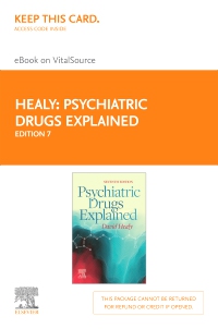 cover image - Psychiatric Drugs Explained - Elsevier E-Book on VitalSource (Retail Access Card),7th Edition