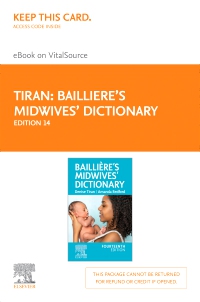 cover image - Baillière’s Midwives' Dictionary - Elsevier E-Book on VitalSource (Retail Access Card),14th Edition