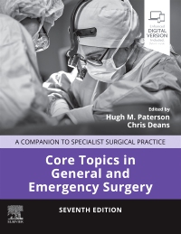cover image - Core Topics in General and Emergency Surgery - Elsevier E-Book on VitalSource,7th Edition