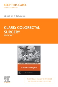 cover image - Colorectal Surgery - Elsevier E-Book on VitalSource (Retail Access Card),7th Edition