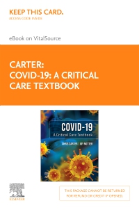 cover image - Covid-19: A Critical Care Textbook - E-Book on VitalSource (Retail Access Card), 1st Edition
