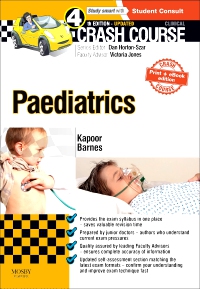 cover image - Crash Course Paediatrics Updated Print + eBook edition,4th Edition
