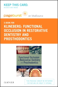 cover image - Functional Occlusion in Restorative Dentistry and Prosthodontics - Elsevier eBook on VitalSource (Retail Access Card),1st Edition