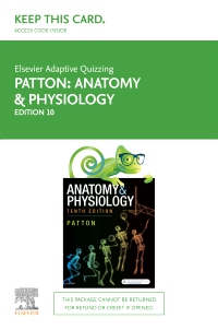 cover image - Elsevier Adaptive Quizzing for Anatomy & Physiology Australian and New Zealand 10th edition Access Card,10th Edition