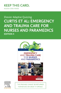 cover image - Elsevier Adaptive Quizzing for Emergency and Trauma Care for Nurses and Paramedics - Access Card,4th Edition