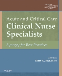 cover image - Acute and Critical Care Clinical Nurse Specialists,1st Edition