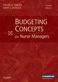 cover image - Budgeting Concepts for Nurse Managers,4th Edition