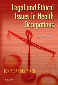 cover image - Legal and Ethical Issues in Health Occupations - Elsevier eBook on VitalSource,2nd Edition
