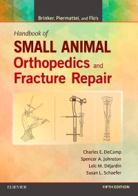 cover image - Brinker, Piermattei and Flo's Handbook of Small Animal Orthopedics and Fracture Repair – Elsevier eBook on VitalSource,5th Edition