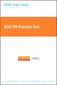 cover image - HESI PN Practice Test (2 Year Version) - Next Generation Version,1st Edition