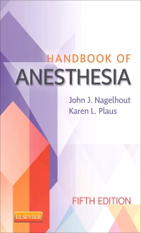 cover image - Handbook of Anesthesia,5th Edition
