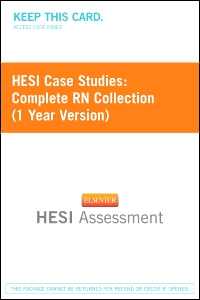 cover image - HESI Case Studies: Complete RN Collection (1 Year Version),1st Edition