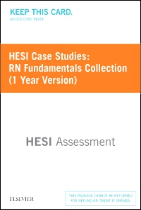 cover image - HESI Case Studies: RN Fundamentals Collection (1 Year Version),1st Edition