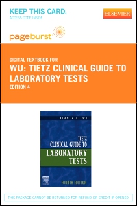 cover image - Tietz Clinical Guide to Laboratory Tests - Elsevier eBook on VitalSource (Retail Access Card),4th Edition