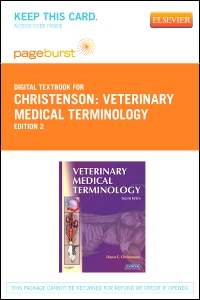 cover image - Veterinary Medical Terminology - Elsevier eBook on VitalSource (Retail Access Card),2nd Edition