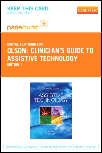 cover image - Clinician's Guide to Assistive Technology - Elsevier eBook on VitalSource (Retail Access Card),1st Edition