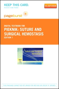 cover image - Suture and Surgical Hemostasis - Elsevier eBook on VitalSource (Retail Access Card),1st Edition