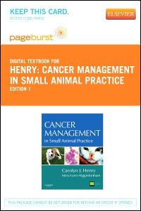 cover image - Cancer Management in Small Animal Practice - Elsevier eBook on VitalSource (Retail Access Card),1st Edition