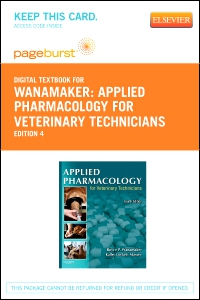 cover image - Applied Pharmacology for Veterinary Technicians - Elsevier eBook on VitalSource (Retail Access Card),4th Edition