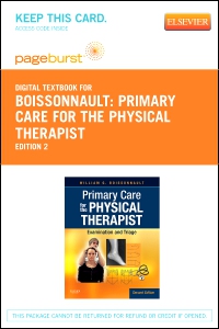 cover image - Primary Care for the Physical Therapist - Elsevier eBook on VitalSource (Retail Access Card),2nd Edition
