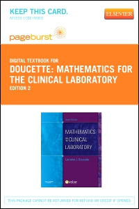 cover image - Mathematics for the Clinical Laboratory - Elsevier eBook on VitalSource (Retail Access Card),2nd Edition