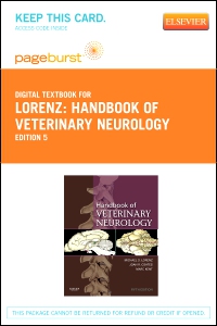 cover image - Handbook of Veterinary Neurology - Elsevier eBook on VitalSource (Retail Access Card),5th Edition