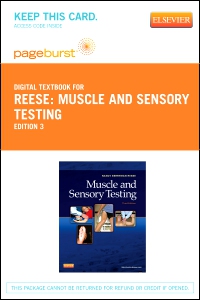 cover image - Muscle and Sensory Testing - Elsevier eBook on VitalSource (Retail Access Card),3rd Edition