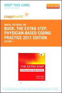 cover image - The Extra Step, Physician-Based Coding Practice 2011 Edition - Elsevier eBook on VitalSource (Retail Access Card)