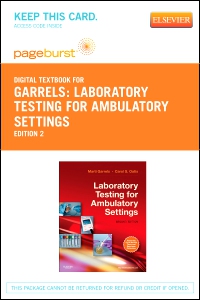 cover image - Laboratory Testing for Ambulatory Settings - Elsevier eBook on VitalSource (Retail Access Card),2nd Edition