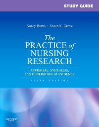 cover image - Study Guide for The Practice of Nursing Research - Elsevier eBook on VitalSource,6th Edition