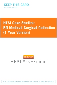 cover image - HESI Case Studies: RN Medical-Surgical Collection (1 Year Version),1st Edition