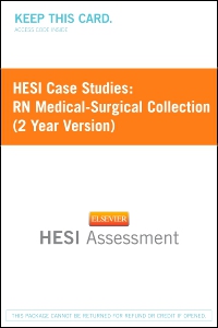 cover image - HESI Case Studies: RN Medical-Surgical Collection (2 Year Version) - Next Generation Version,1st Edition