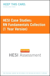 cover image - HESI Case Studies: RN Fundamentals Collection (1 Year Version) - Next Generation Version,1st Edition