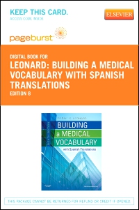 cover image - Building a Medical Vocabulary - Elsevier eBook on VitalSource (Retail Access Card),8th Edition
