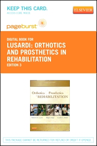 cover image - Orthotics and Prosthetics in Rehabilitation - Elsevier eBook on VitalSource (Retail Access Card),3rd Edition