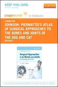 cover image - Piermattei's Atlas of Surgical Approaches to the Bones and Joints of the Dog and Cat - Elsevier eBook on VitalSource (Retail Access Card),5th Edition