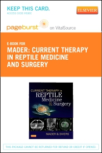 cover image - Current Therapy in Reptile Medicine and Surgery - Elsevier eBook on VitalSource (Retail Access Card),1st Edition