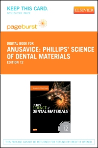 cover image - Phillips' Science of Dental Materials - Elsevier eBook on VitalSource (Retail Access Card),12th Edition