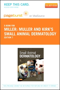 cover image - Muller and Kirk's Small Animal Dermatology - Elsevier eBook on VitalSource (Retail Access Card),7th Edition