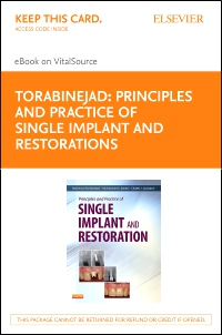 cover image - Principles and Practice of Single Implant and Restorations - Elsevier eBook on VitalSource (Retail Access Card),1st Edition