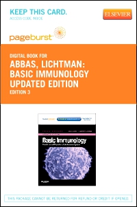 cover image - Basic Immunology Updated Edition - Elsevier eBook on VitalSource (Retail Access Card),3rd Edition